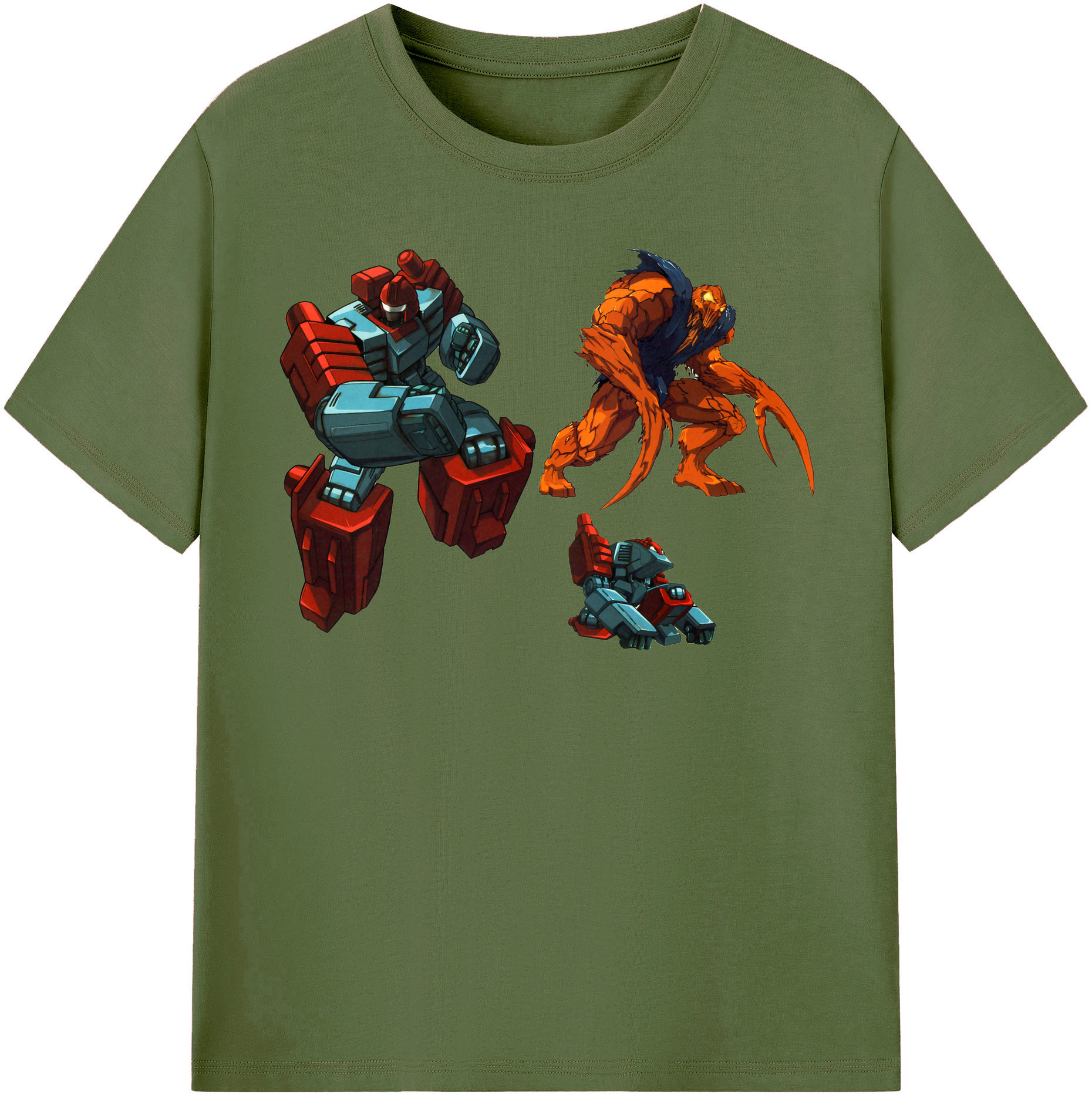 （画像用）  綿100％半袖Tシャツ（フロントプリント）